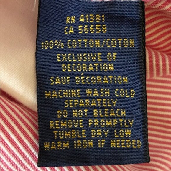 RALPH LAUREN POLO Pink Seersucker Shorts 8 - Picture 11 of 16